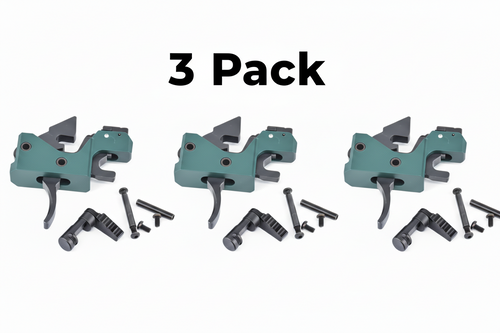 3 pack combo Partisan Forced-Reset Drop-In Cassette Trigger FRT – AR-15 Platform (USA-Made)