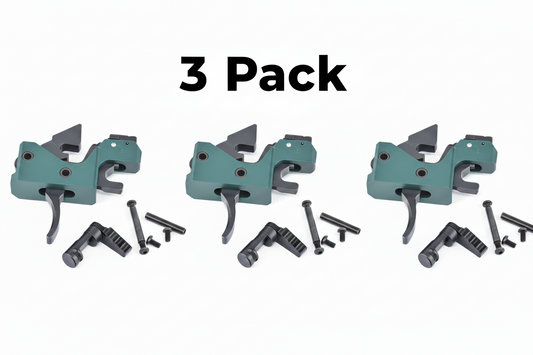 3 pack combo Partisan Forced-Reset Drop-In Cassette Trigger FRT – AR-15 Platform (USA-Made)