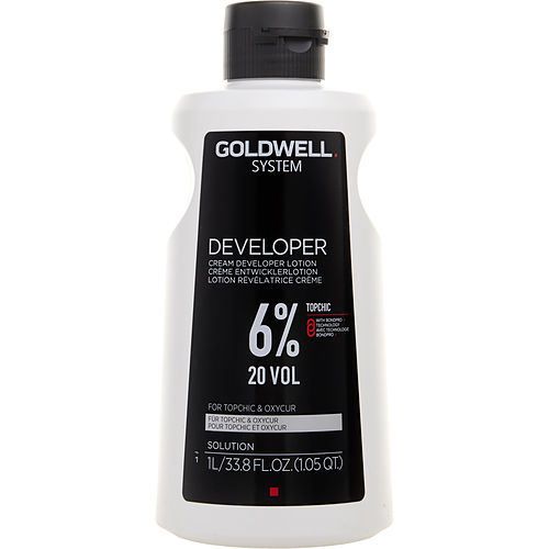 GOLDWELL by Goldwell SYSTEM CREAM DEVELOPER LOTION 6% 20 VOL FOR TOPCHIC & OXYCUR 33.8 OZ EasyOptionXY LLC