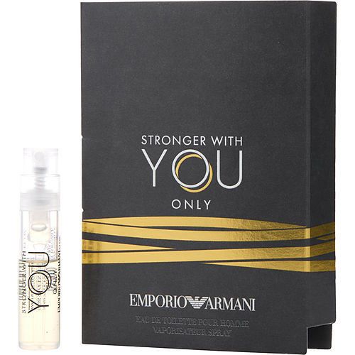 EMPORIO ARMANI STRONGER WITH YOU ONLY by Giorgio Armani EDT SPRAY VIAL EasyOptionXY LLC