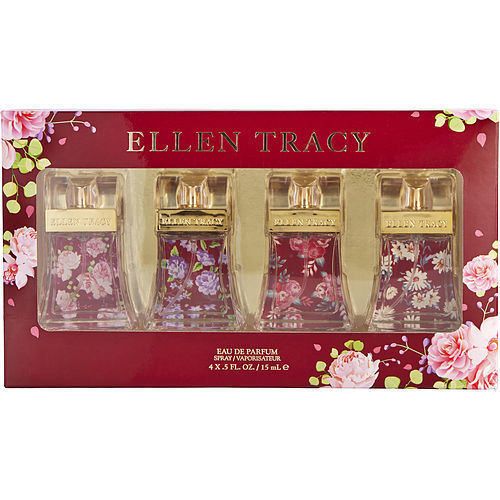 ELLEN TRACY VARIETY by Ellen Tracy 4 PIECE MINI VARIETY WITH ELLEN TRACY SENSATIONAL & ELLEN TRACY BRILLIANT & ELLEN TRACY DAZZLING & ELLEN TRACY DYNAMIC AND ALL ARE EAU DE PARFUM SPRAY 0.5 OZ EasyOptionXY LLC
