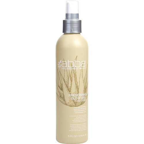 ABBA by ABBA Pure & Natural Hair Care PRESERVING BLOW DRY SPRAY 8 OZ (NEW PACKAGING) EasyOptionXY LLC