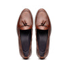 15-586-CGN FRANCO Italian Calfskin Tassel Loafer Cognac
