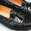 13-581-BLK FRANCO Ostrich Tassel Loafer, Black