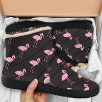 Black Classic Flamingo Winter Boots