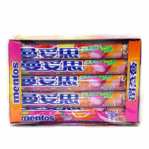 Mentos Chewy Fruit Flavor (37g) (China) 15ct