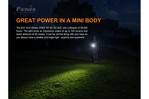 Fenix E01 V2.0 AAA LED Flashlight