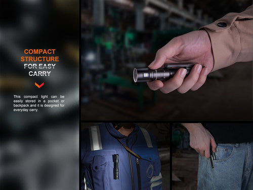Fenix LD12R Dual Light Flashlight - 600 Lumens