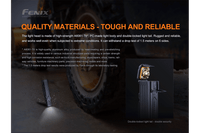 Fenix WT25R Adjustable Head LED Flashlight - 1000 Lumens