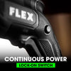 FLEX FXM203-2A Drywall Screw Gun With Magazine Attachment And Cut Out Tool Kit include (2) 2.5Ah Lithium-Ion Batteries, 160W Rapid Charger