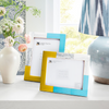 Picture Frame Mondrian Driftwood Collection Wood & Resin Inlay Multicolor– 3 Sizes (Pack of 2)