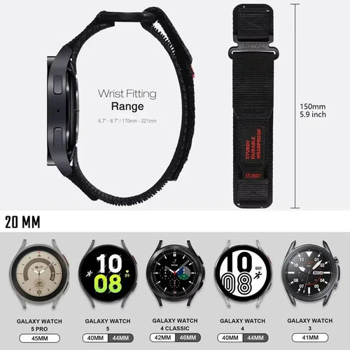 COROS Camouflage Nylon Watch Band For Sports Fitness Smartwatch