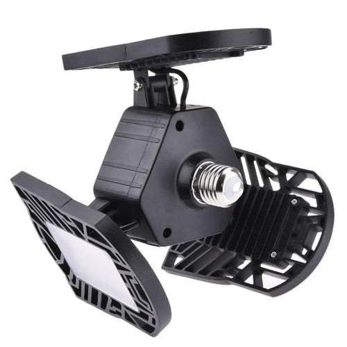 Garage Exterior Light Fixtures – Deformable High-Intensity Lamp with Radar Feature