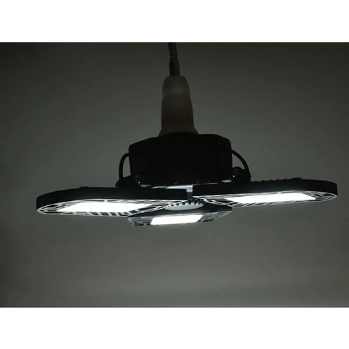 Garage Exterior Light Fixtures – Deformable High-Intensity Lamp with Radar Feature