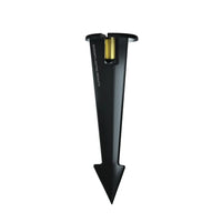 Garden Stakes | 9-Inch In-Ground Solid Brass 1/2" NPT Thread 2 Pack