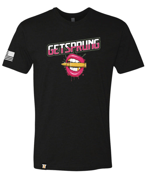 Men's & Women's Unisex Get Sprung Bullet Lips T-shirt