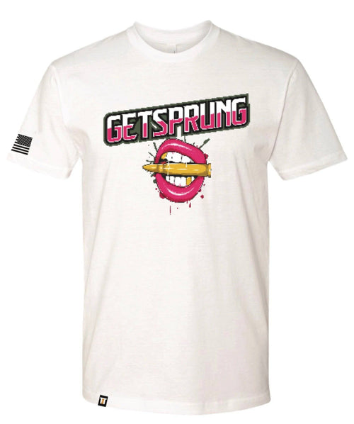 Men's & Women's Unisex Get Sprung Bullet Lips T-shirt