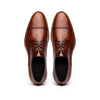 25-548-CGN GIOVANNI Italian Calfskin Lace Up Cognac