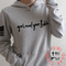 HOODIE PULLOVER / MAUVE / XS