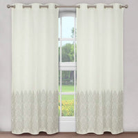 2-Piece Set: Global Mali Embroidered Window Panel Pair