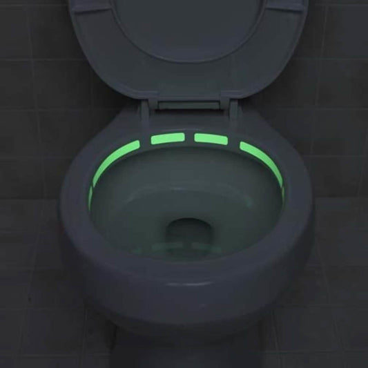 Glow In The Dark Toilet Locator Strip - 2 Rolls