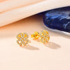 Moissanite D Color Solitaire Stud Earrings 925 Sterling Silver For Women Gift