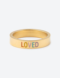 Gold Loved Ring