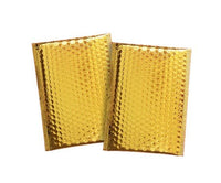 Gold Metallic Bubble Mailers Size 8.5x12 Padded Shipping Bags