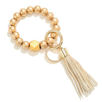 Gold Wristlet Keychain Bracelet
