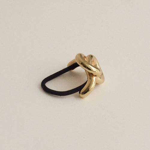 Eternal Loop Ponytail Hair Tie | Gold