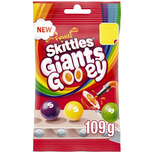 Skittles Giants Gooey (109g) (UK) 6-pack