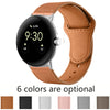 Google Pixel Watch 1-4 41mm 45mm Leather Strap - Slim