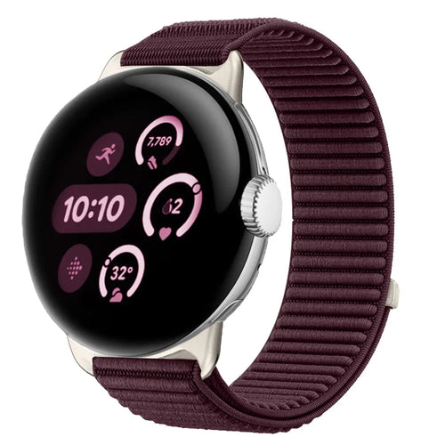 Google Pixel Watch 1 2 3 4 41mm 45mm Nylon Band-Breathable