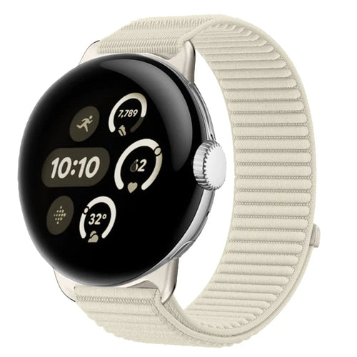 Google Pixel Watch 1 2 3 4 41mm 45mm Nylon Band-Breathable