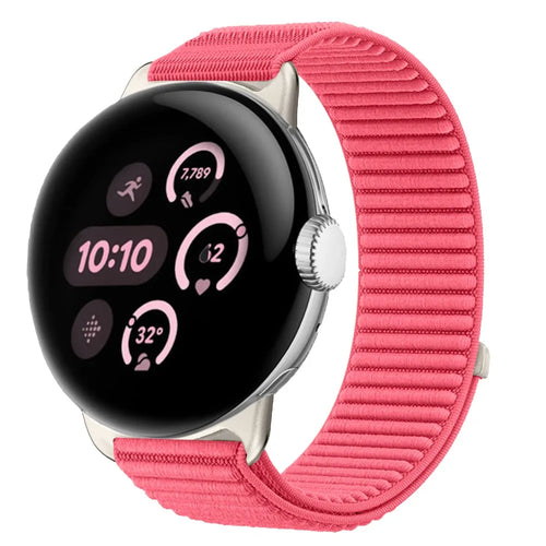 Google Pixel Watch 1 2 3 4 41mm 45mm Nylon Band-Breathable