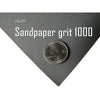 1000 Grit Sandpaper Sheets – 25 Pack, 9x11 in, Wet or Dry Use eQualle Sandpaper
