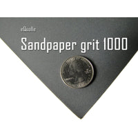 1000 Grit Sandpaper Sheets – 25 Pack, 9x11 in, Wet or Dry Use eQualle Sandpaper