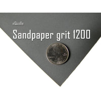 1200 Grit Sandpaper Sheets – 10 Pack, 9x11 in, Wet or Dry Use eQualle Sandpaper