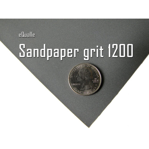 1200 Grit Sandpaper Sheets – 10 Pack, 9x11 in, Wet or Dry Use eQualle Sandpaper