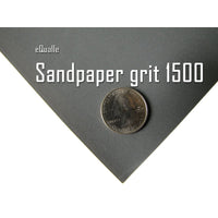 1500 Grit Sandpaper Sheets – 100 Pack, 9x11 in, Wet or Dry Use eQualle Sandpaper
