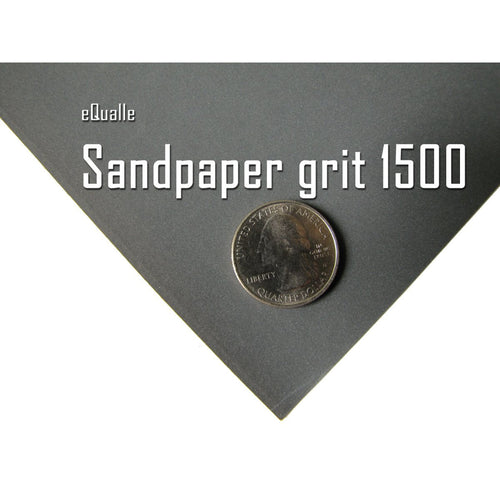 1500 Grit Sandpaper Sheets – 100 Pack, 9x11 in, Wet or Dry Use eQualle Sandpaper
