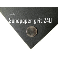 240 Grit Sandpaper Sheets – 25 Pack, 9x11 in, Wet or Dry Use