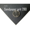 280 Grit Sandpaper Sheets – 10 Pack, 9x11 in, Wet or Dry Use