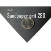 280 Grit Sandpaper Sheets – 10 Pack, 9x11 in, Wet or Dry Use eQualle Sandpaper