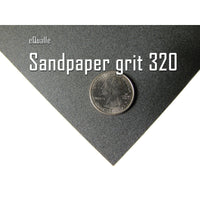 320 Grit Sandpaper Sheets – 10 Pack, 9x11 in, Wet or Dry Use eQualle Sandpaper