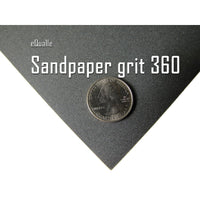360 Grit Sandpaper Sheets – 25 Pack, 9x11 in, Wet or Dry Use