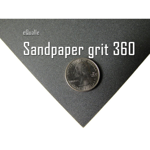 360 Grit Sandpaper Sheets – 100 Pack, 9x11 in, Wet or Dry Use eQualle Sandpaper