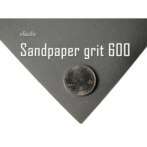 600 Grit Sandpaper Sheets – 50 Pack, 9x11 in, Wet or Dry Use eQualle Sandpaper