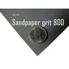 800 Grit Sandpaper Sheets – 100 Pack, 9x11 in, Wet or Dry Use