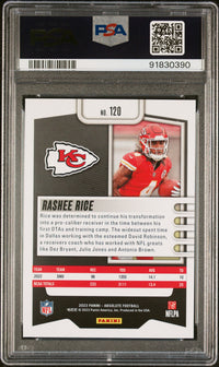 Graded 2023 Panini Absolute Rashee Rice #120 Rookie RC Football Card PSA 10 Gem Mint